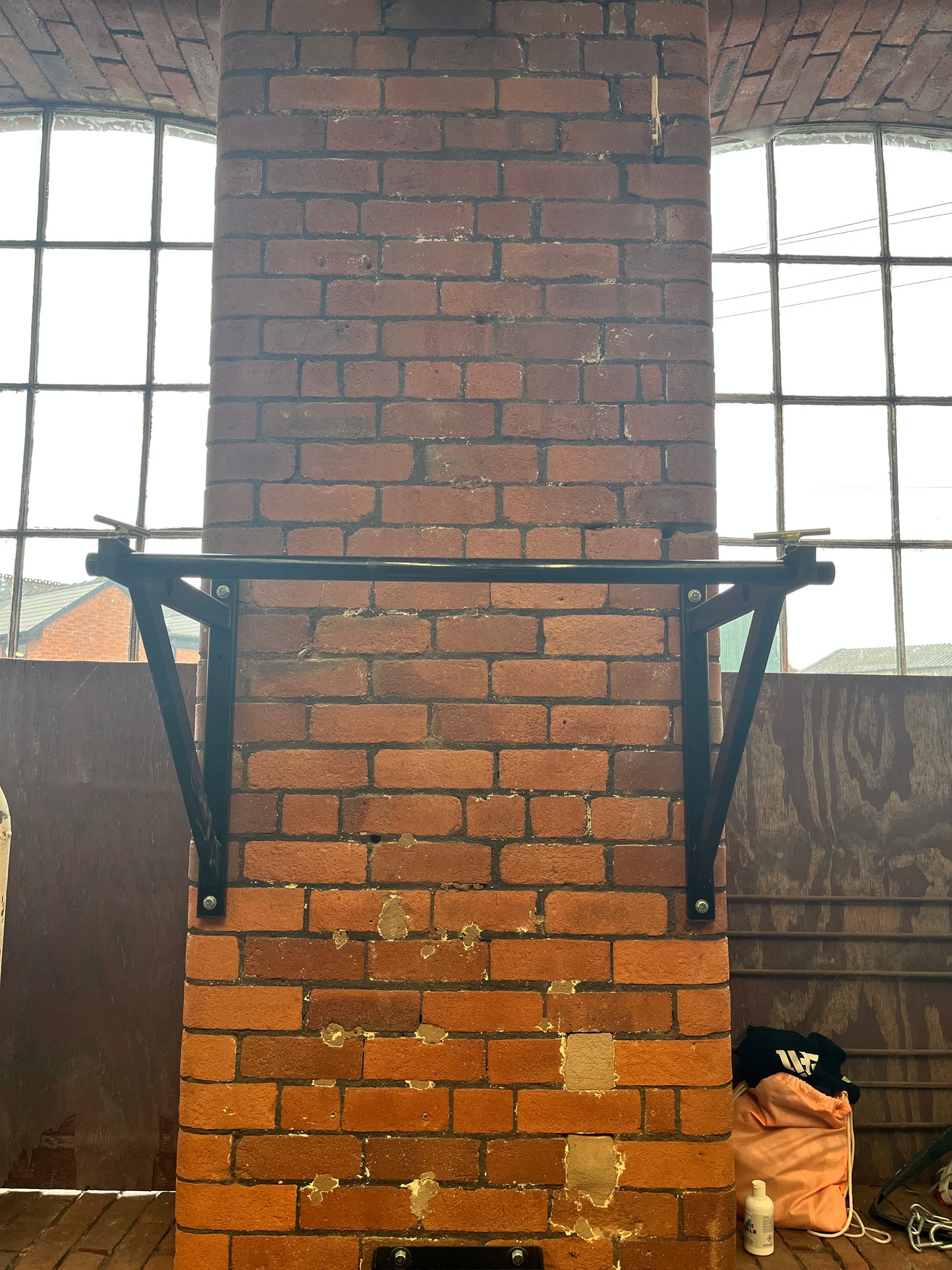 Base Fitness Wall Mounted Pull Up Bar