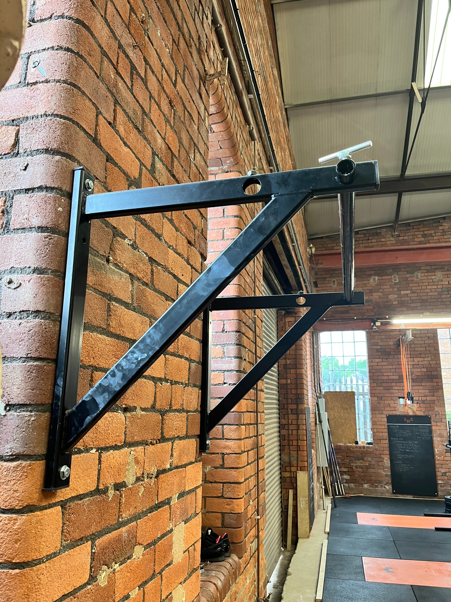 Base Fitness Wall Mounted Pull Up Bar