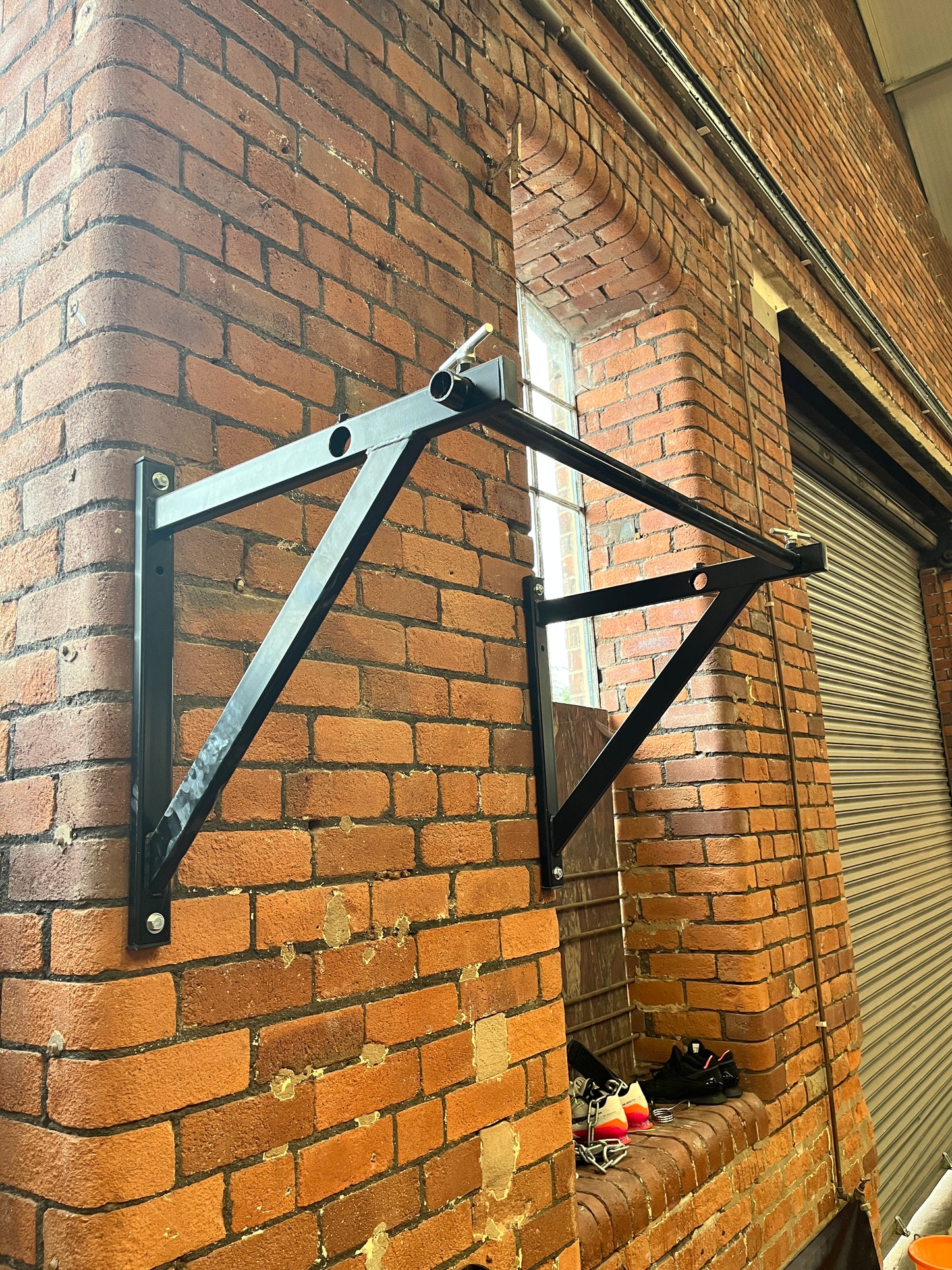 Base Fitness Wall Mounted Pull Up Bar